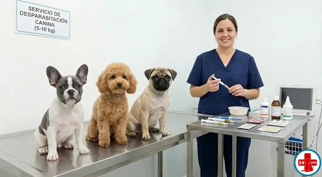 Desparasitación Canina 5-10 kg