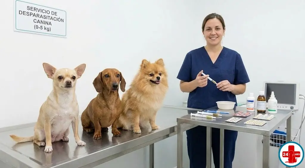 Desparasitación Canina 0-5 kg