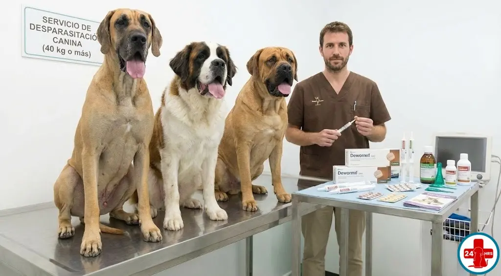 Desparasitación Canina 40 kg o más