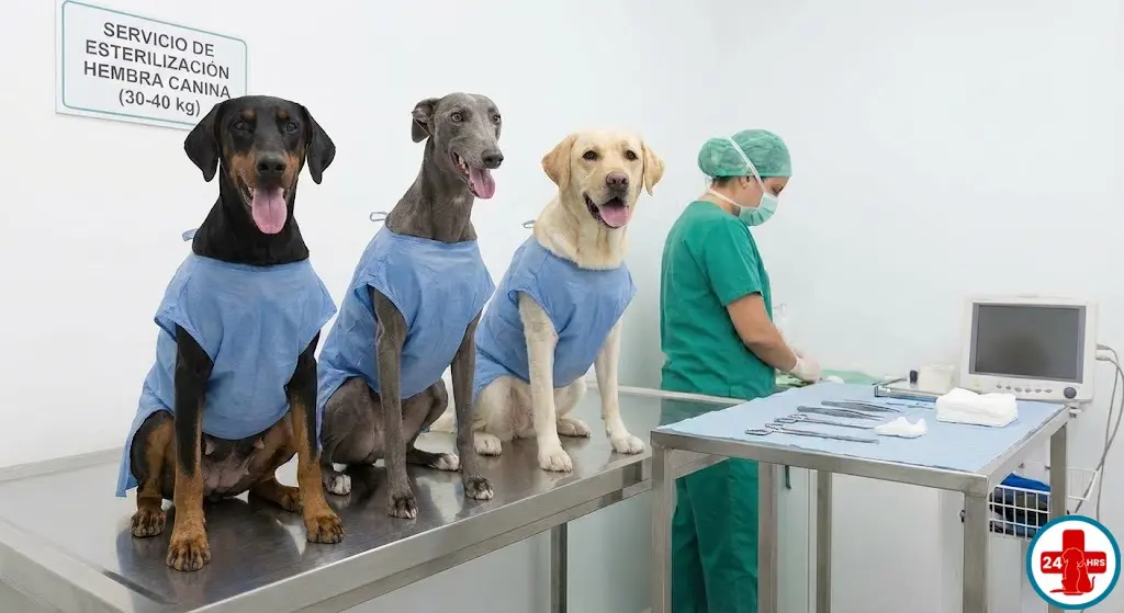Esterilización Hembra Canina 30-40 kg