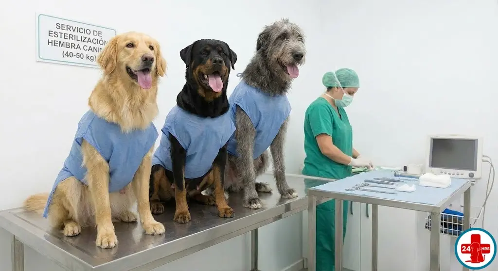 Esterilización Hembra Canina 40-50 kg