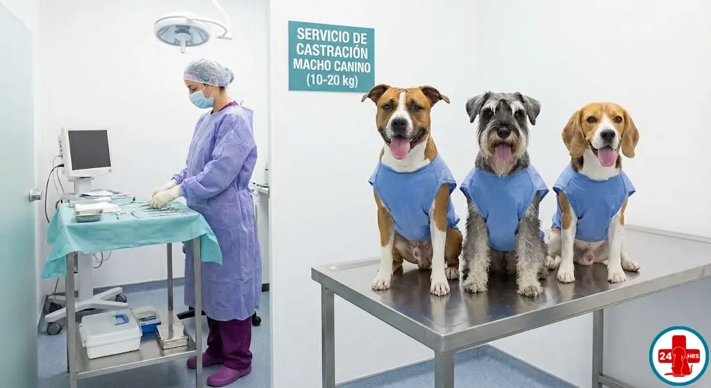 Castración Macho Canino 10-20 kg